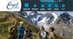 Desktop Screenshot of espritparcnational.com